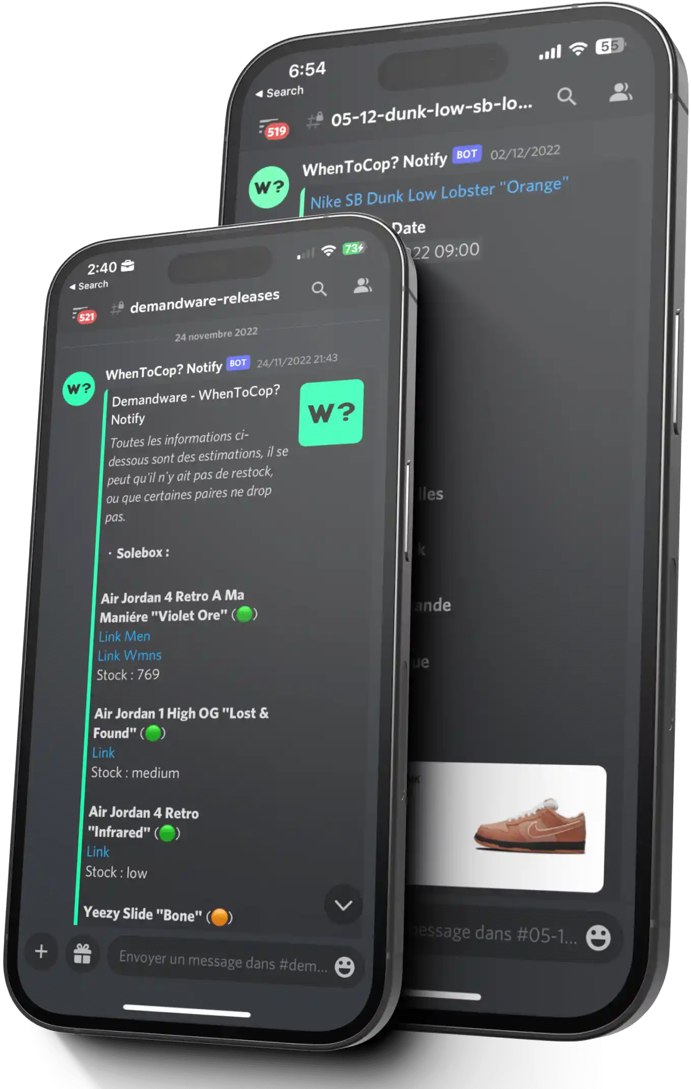 WhenToCop? Notify mockup WhenToCop? Notify mockup